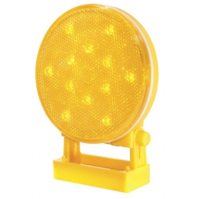Girofar directional LED cu baterii si prindere magnetica